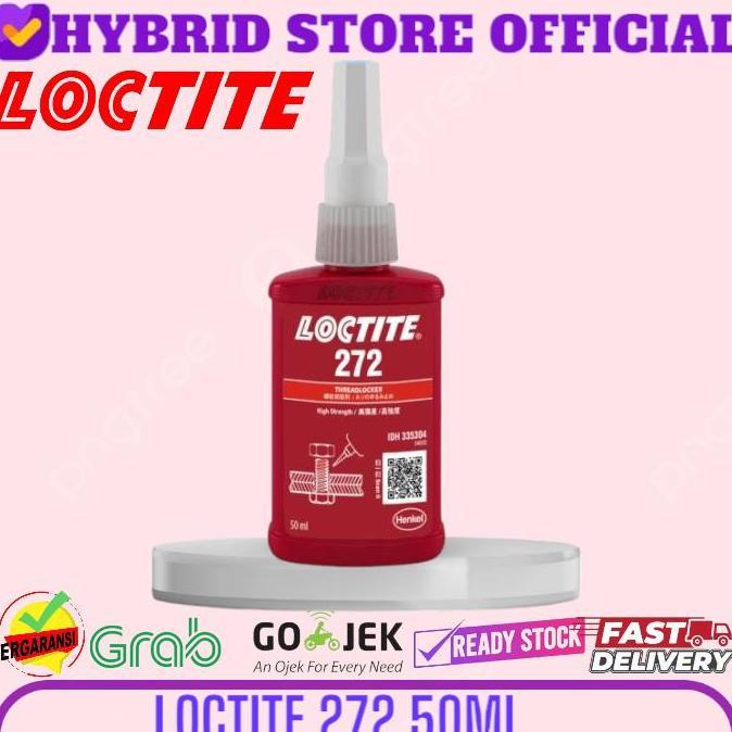 Lem Matrial Loctite 272 50Ml Threadlocker - Loctite 272 50 Ml Terbaru 