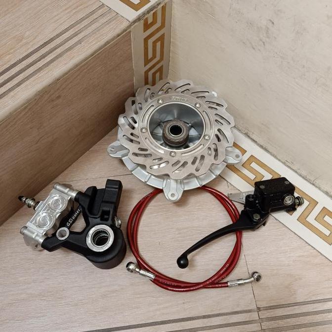 Promo cakram disc brake set gscooter vespa px series excel as besar original Diskon