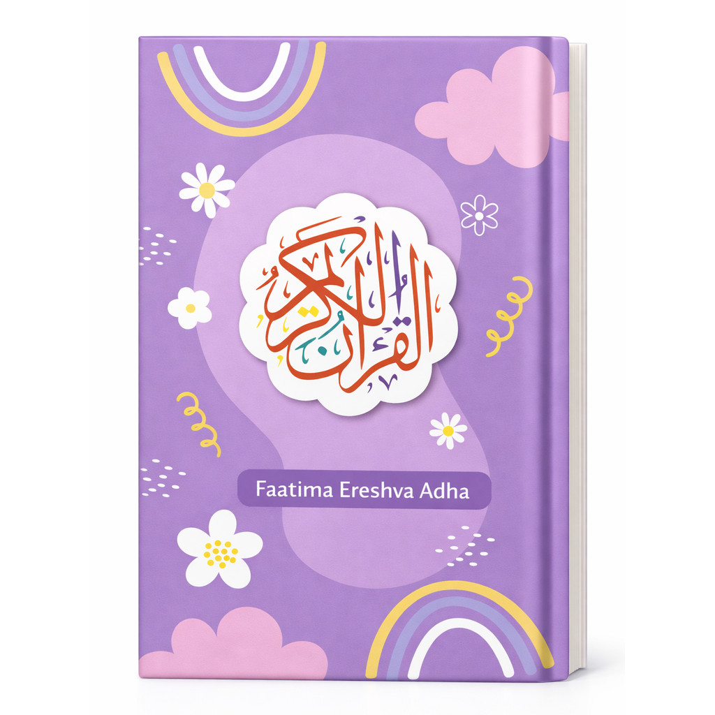 Alquran Custom Nama A5 Cover Quran Terjemahan A6 Latin Blok Warna