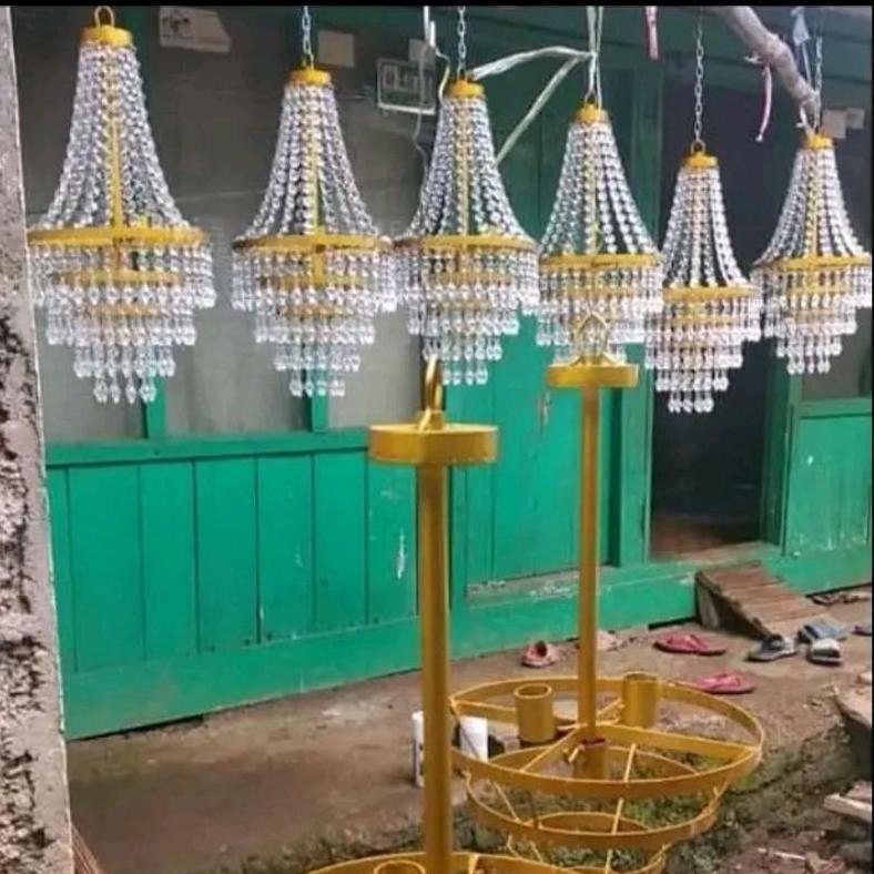 Lampu Gantung Akrilik / Lampu Kristal Gantung / Lampu Gantung Kristal Dekorasi