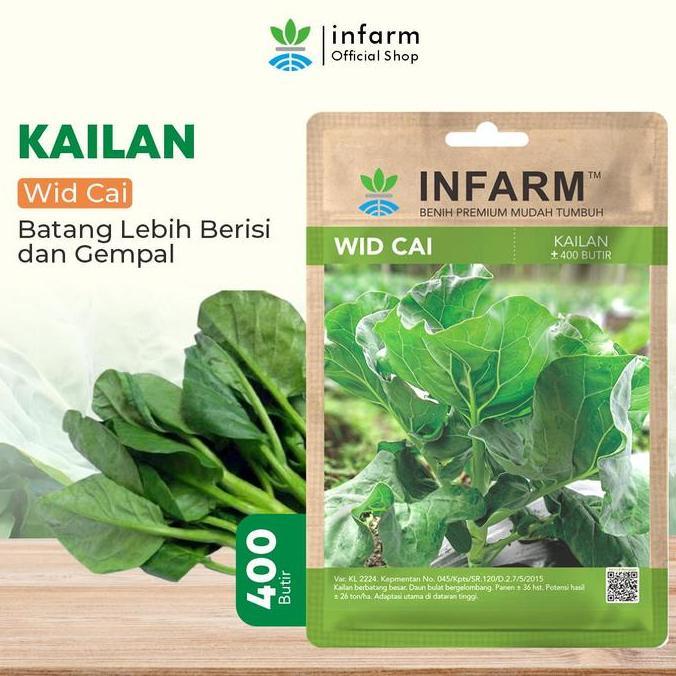 INFARM - Benih Unggul Sayuran Infarm Kailan Wid Cai Benih Bibit Sayuran Bibit Tanaman Kailan Bibit S