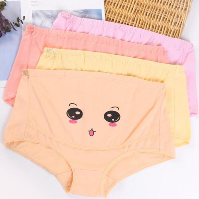 Jumbo Maternity High Waist Panty Celana Dalam Wanita Hamil Celana Dalam Katun Berbentuk U Support Pa