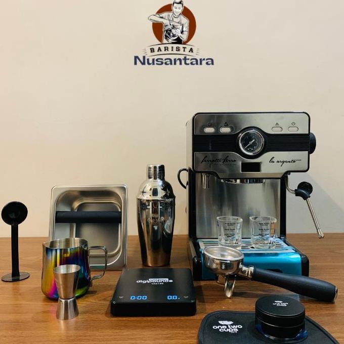 Terlaris Paket Mesin Kopi Espresso Ferrati 3603 Espresso Machine 15 Bar