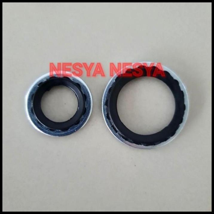 BEST DEAL 2 PCS BUAH BIJI SEAL SIL O-RING O RING ORING WASHER BESI PADA KONEKSI SELANG PIPA COMPRESS