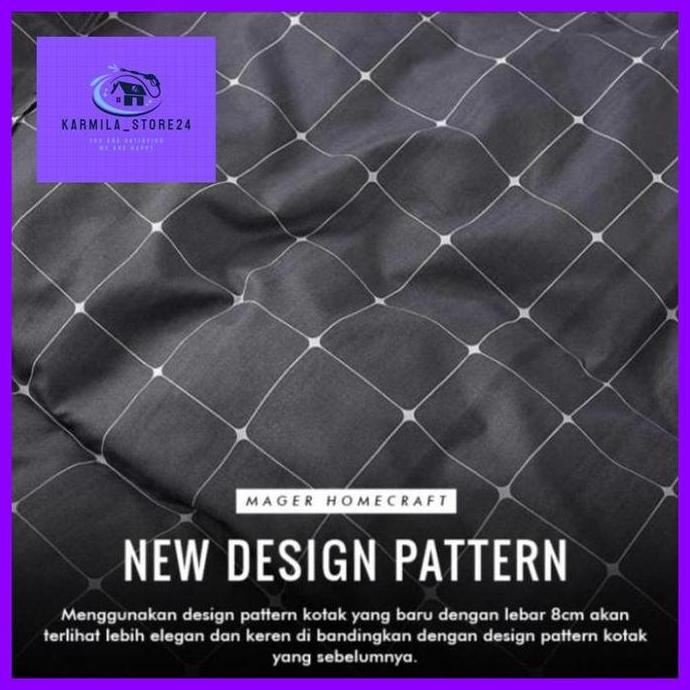 SPREI POLOS /SPREI AESTHETIC MOTIF KOTAK KOTAK 120x200 160X200 180X200