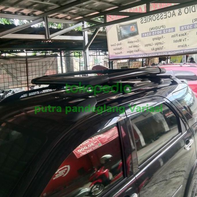 Roof Rack Bagasi Atas Mobil Rush / Terios / Pajero Sport / Fortuner Lama 2008 - 2017 Merek Platinum 