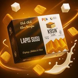 Lapis Susu 450g Oleh-oleh Khas Bangka / Kue Lapis Legit Asli Bangka Halal Merk Kosin HC