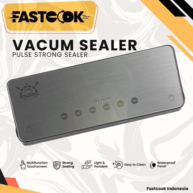 VACUM SEALER MESIN VAKUM SEALER OTOMATIS DENGAN PULSE STRONG SEALER