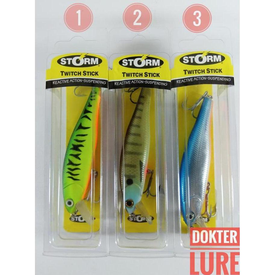 LURE STORM Twitch Stick Suspending 18gr 10cm Minnow Casting