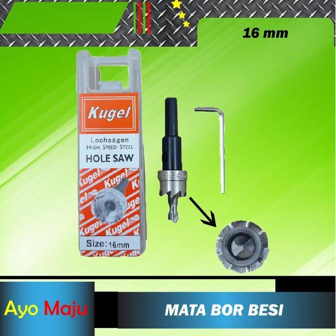 Soon- Hole Saw Besi 16Mm / Holesaw Besi 16Mm / Mata Bor Besi 16Mm Kugel