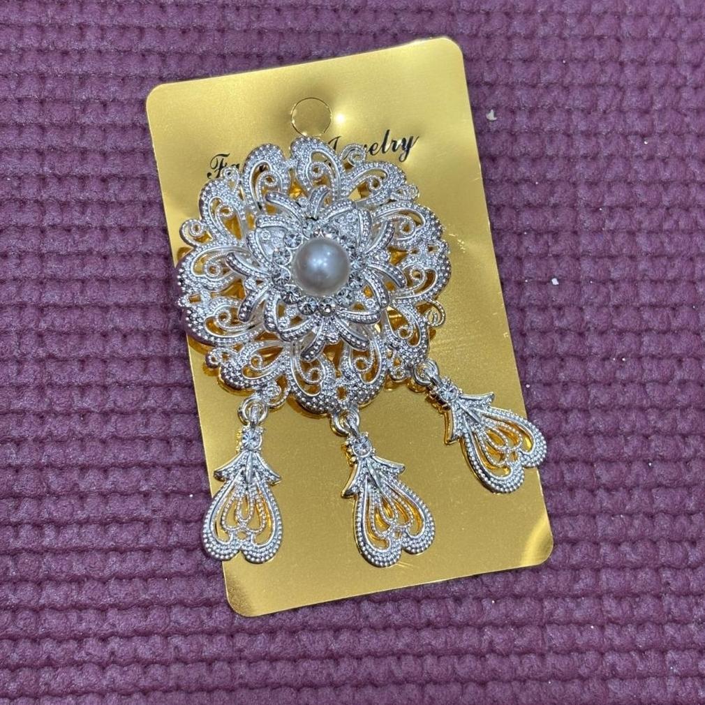 Fuz-611 Gamis Pesta Mewah Maudy Dress Kombinasi Tulle Bordir Two Tone | Dress Kondangan Kekinian Rom