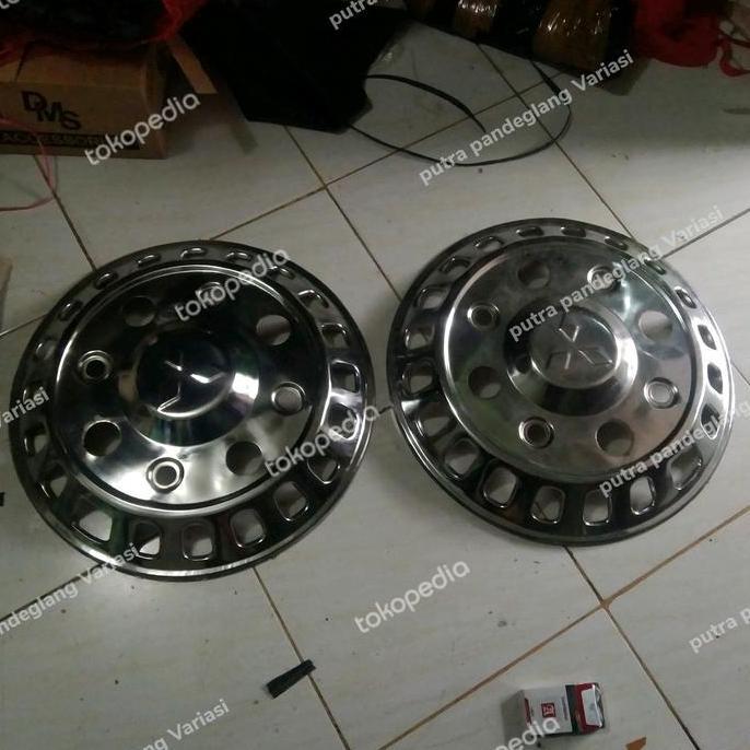 Dop Roda Mobi Universal Truk Fuso Ring 20 Depan Lubang 8 2 Pcs Bahan Stenlis Best Quality