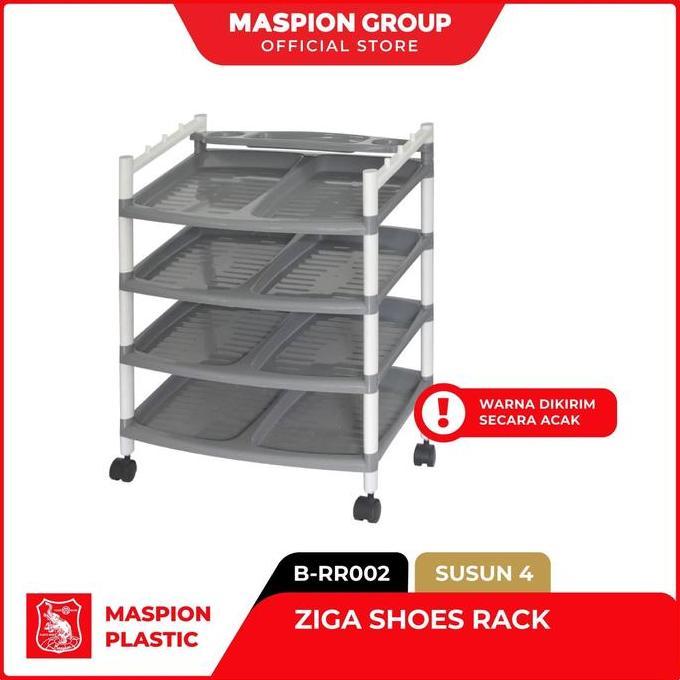 Sale Maspion Rak Sepatu Plastik Ziga Susun 4