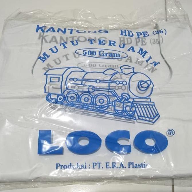 Wrap- Kantong Plastik Kresek Hd Pe Putih / Plastik Packing Serbaguna 35X55/ 40X60