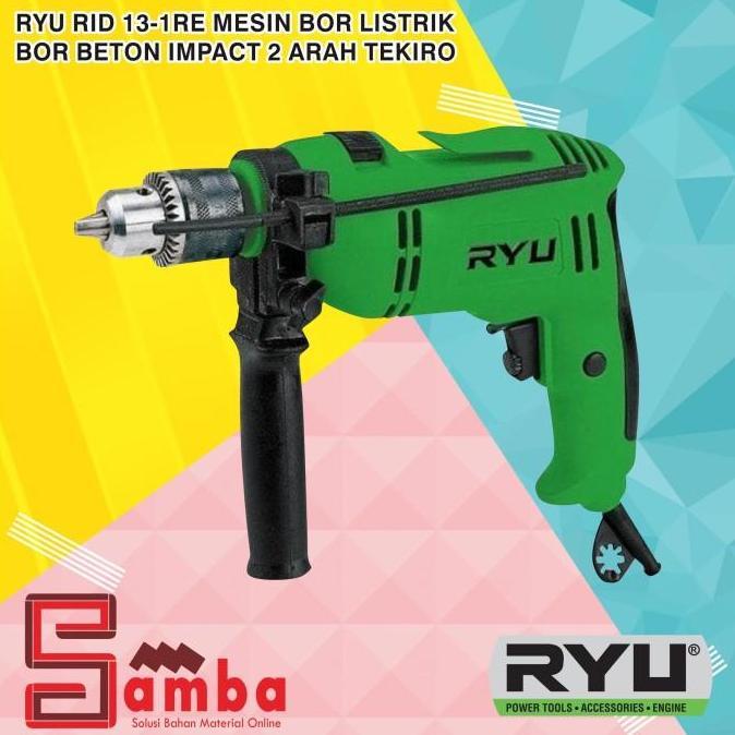 Soon- Ryu Rid 13-1 Re 600 Watt Mesin Bor Listrik Bor Tembok Beton Impact Drill 2 Arah Tekiro