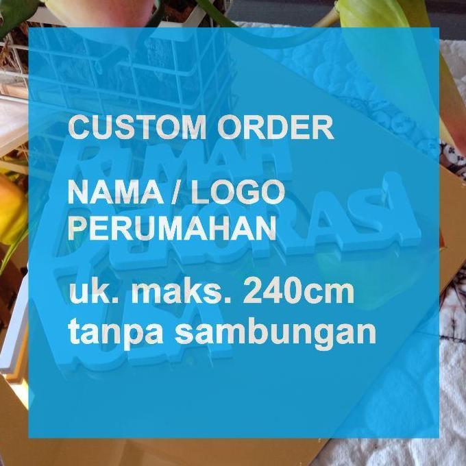 ready PAPAN NAMA PERUMAHAN / PLANG NAMA PERUMAHAN