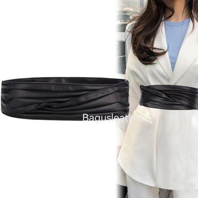 Kvinna- Bgs-291 Belt Wanita Obi Lebar, Ikat Pinggang Wanita Kulit, Belt Wanita Corset Obi Kulit Gasp