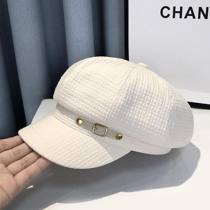 Kvinna- Caliloops Topi Baret Premium Kekinian Wanita Dewasa Korea Impor Daluci