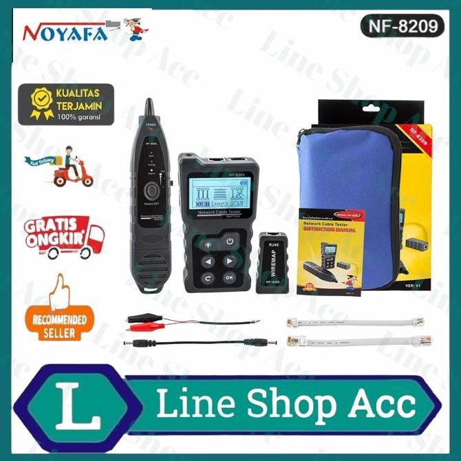 NOYAFA NF 8209 Network Cable Tester / Kabel Lan Tracker Tester