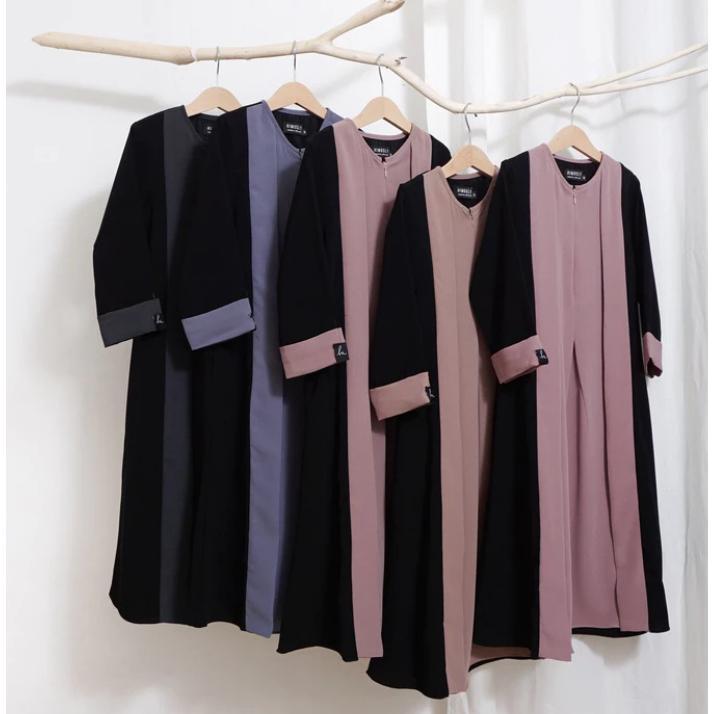 New Hulya Kids Abaya Anak Couple Ibu Anak Abaya Bayi Balita Abaya Anak Perempuan Dress Anak Cewe Gam