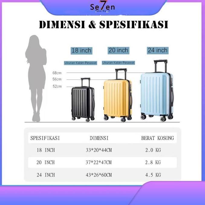 SUPER DEAL - Koper Polo Set 20 inch + 24 Inch Original Polo Cabin Bagasi Size Koper