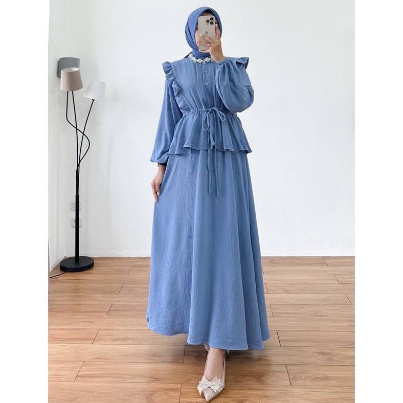 Gamis Ivana Dress Wanita Premium