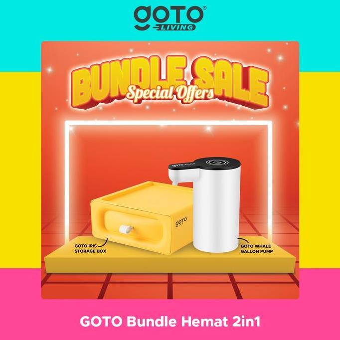 HARGA GROSIR - Goto [COD] Bundling Combo Perabotan Rumah Tangga Pompa Galon Dispenser Storage Organi
