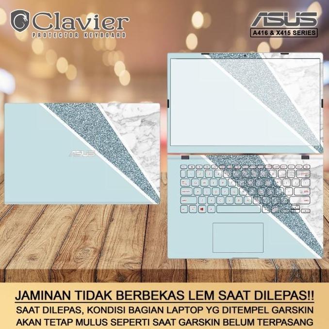 TERBARU - Cover Garskin Laptop Asus VivoBook 14 A416 A416M A416MA A416MAO Bening