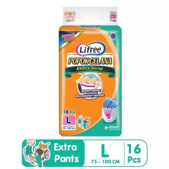 Lifree popok celana ekstra serap L16 L 16 / Lifree celana extra serap