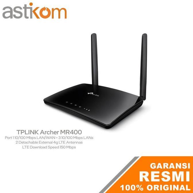 TP-Link Archer MR400 AC1200 Wireless Dual Band 4G LTE Router