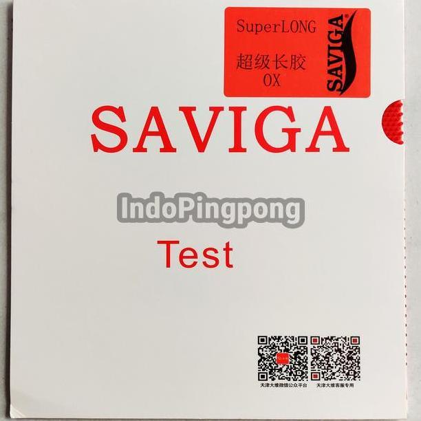 HARGA DISC - Dawei Saviga Test Super Long OX - King of Long Pips Bintik Bertahan