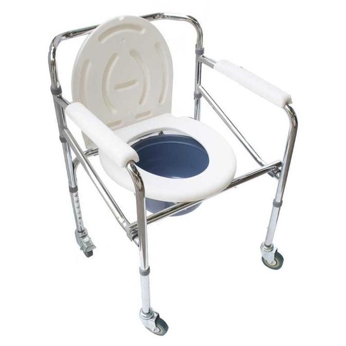 SELLA Commode Chair Lipat Roda Kursi BAB / Kursi Buang Air Besar Roda Tipe 696 Sella