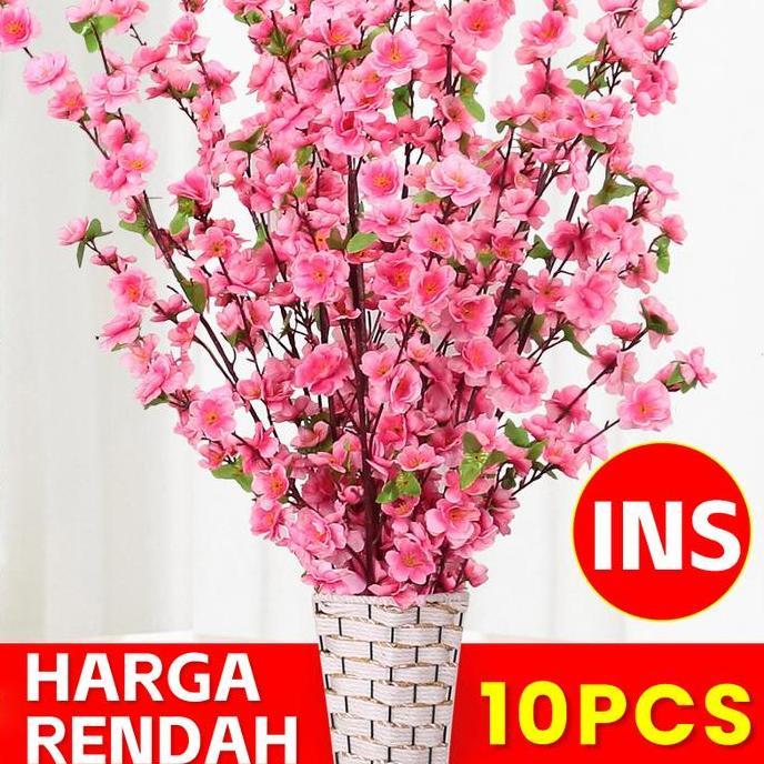 65cm BLOSSOM 3 Cabang Tanpa Daun Bunga Sakura / Cherry Blossom Bunga Sakura Palsu Artifisial Flower 
