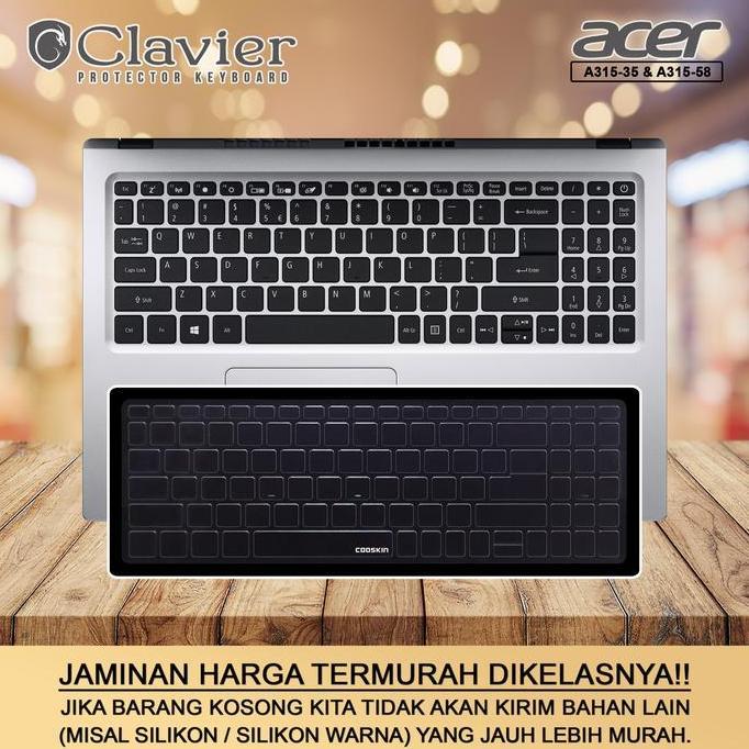 Keyboard Protector Cover Acer Aspire 3 A315-35-C0UJ C7SL Warna Cooskin