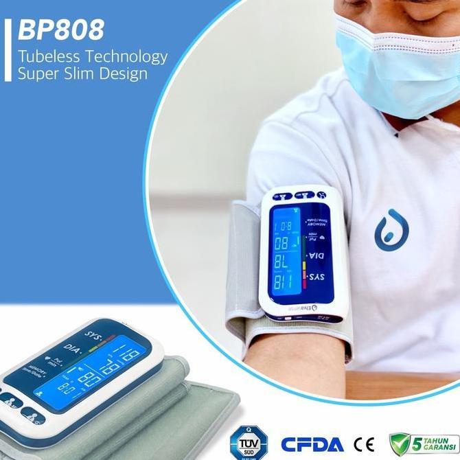 Tensimeter Digital Elvasense Tubeless - BP808 Tensi Digital Elvasense Blood Digital Preasure