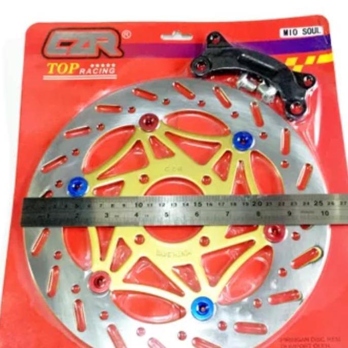 Piringan Disc Depan+Breket Mio Soul/Xeon Lebar 260Mm-Model Bulat