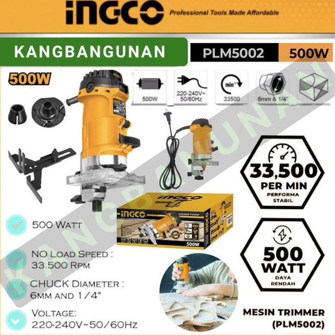 OSATQEF HAND TRIMMER MINI PROFIL ROUTER TANGAN INGCO PLM5002