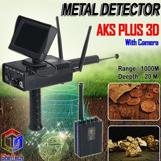 SHWARASA AKS PLUS PROFESSIONAL METAL DETECTOR detektor logam emas perak tembaga