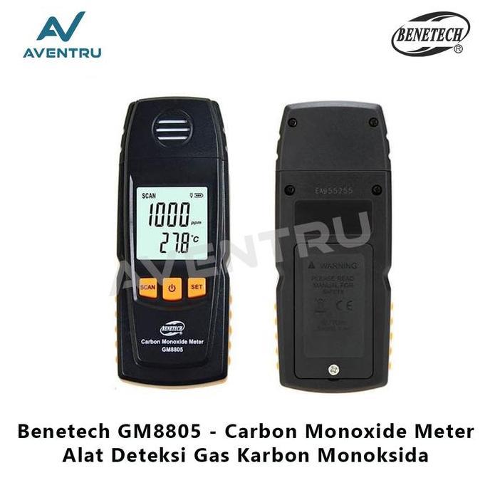 ESOKUIKI Carbon Monoxide Meter Amonia CO Gas Leak Detector Benetech GM8805