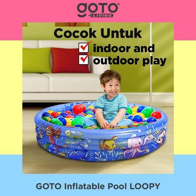 HEMAT BANGET - Goto [COD] Loopy Kolam Renang Swimming Pool Mandi Anak Baby Jumbo Besar