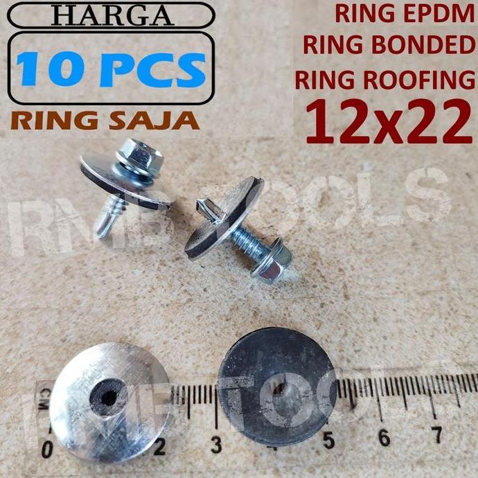 12x22 / Ring Bonded / Ring Seal / Ring Roofing / Ring EPDM Washer ready