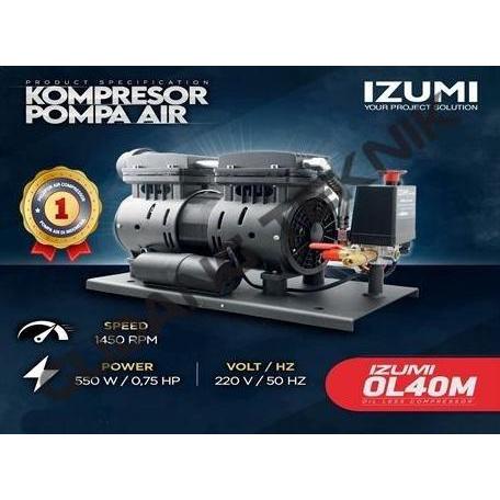 VIST Mesin Kepala Kompresor Pompa Air OL40M IZUMI / Waterpump Oilless Jet Pump OL 40M Water Pump OL-