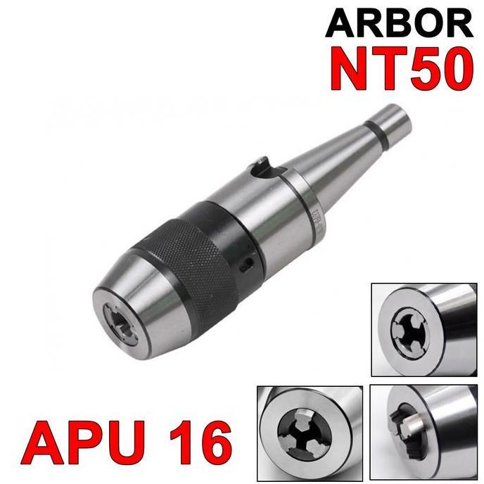 GUNMED Arbor NT50 APU16 100 Chuck Drill 16 Arbor Milling DIN 2080 Holder NT50