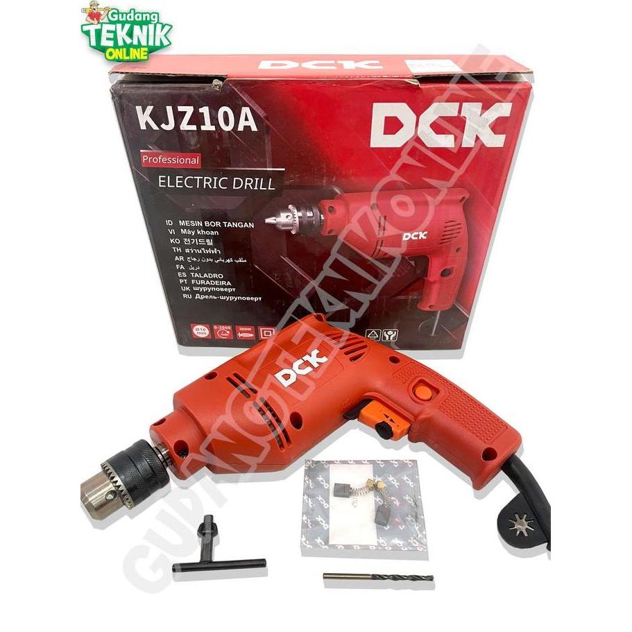 RXT DCK Mesin Bor Tangan 10mm DCK KJZ10-10 / Mesin Bor Listrik Kayu Besi 10 mm Electric Drill Elektr