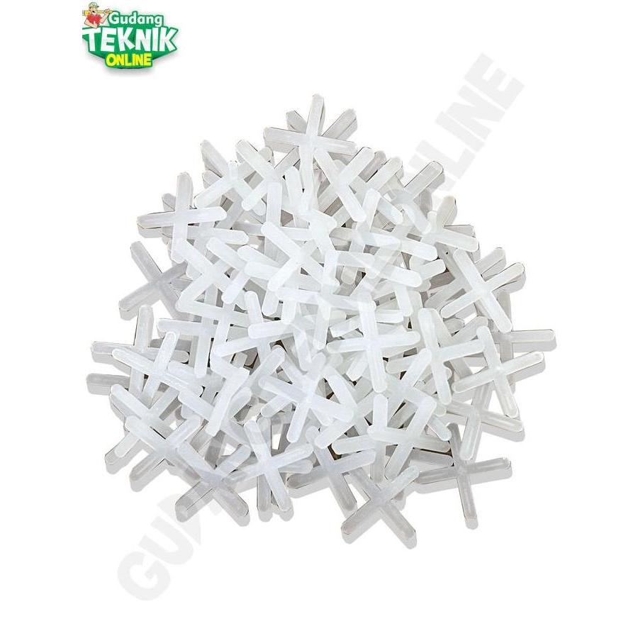 RXT ( CROSS PUTIH ALDO ) Alat Perata NAT Keramik Silang Cross 1.0mm 1.5mm 2.0mm 2.5mm 3.0mm ALDO 100