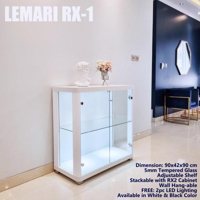 Terlaris Lemari Food Display Makanan Showcase Etalase Kecil Mini Jualan Lampu