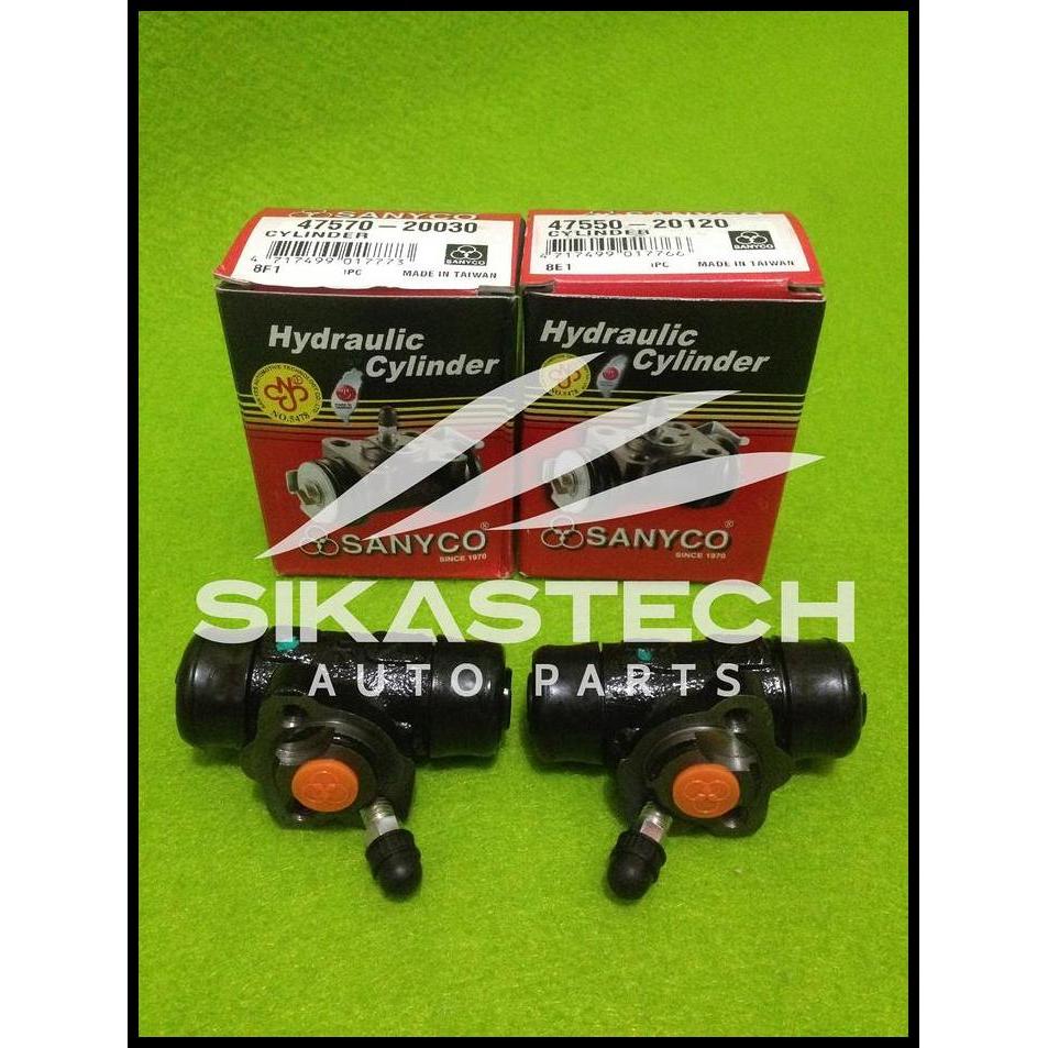 DISKON 47550-20120 & 47570-20030 SET REAR WHEEL BRAKE CYLINDER ASSY / MASTER REM BELAKANG SEPASANG K