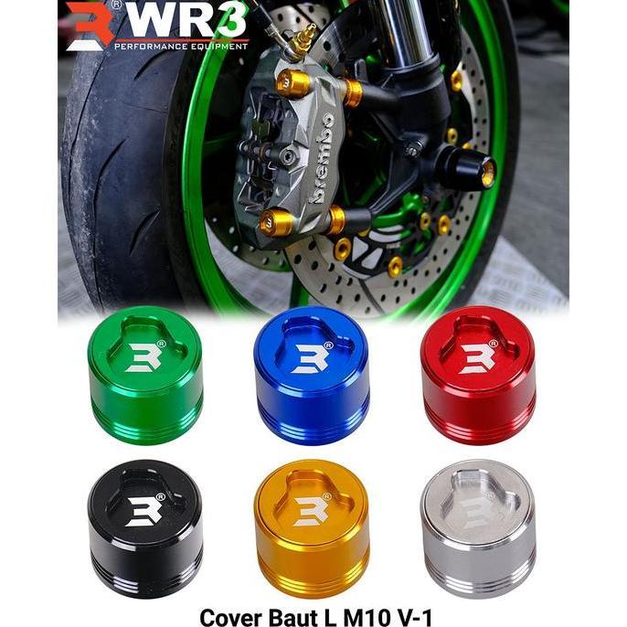 Tutup Cover Kepala Baut Wr3 Untuk Baut Kaliper Radial Uk. Baut L M10 Aluminium