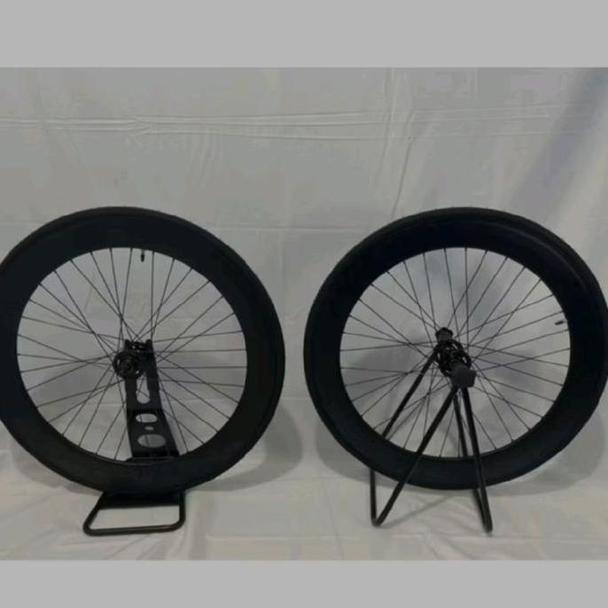 Wheelset Velg Sepeda Fixie 70Mm Alloy Doltrap/Torpedo Ringan | Black 36H