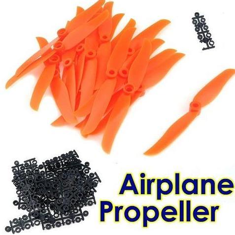 BALING-BALING PESAWAT QUADCOPTER AIRPLANE RC PROPELLER MOTOR DRONE GWS